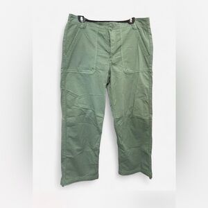 American Eagle Outfitters Green Stovepipe Trousers NWT